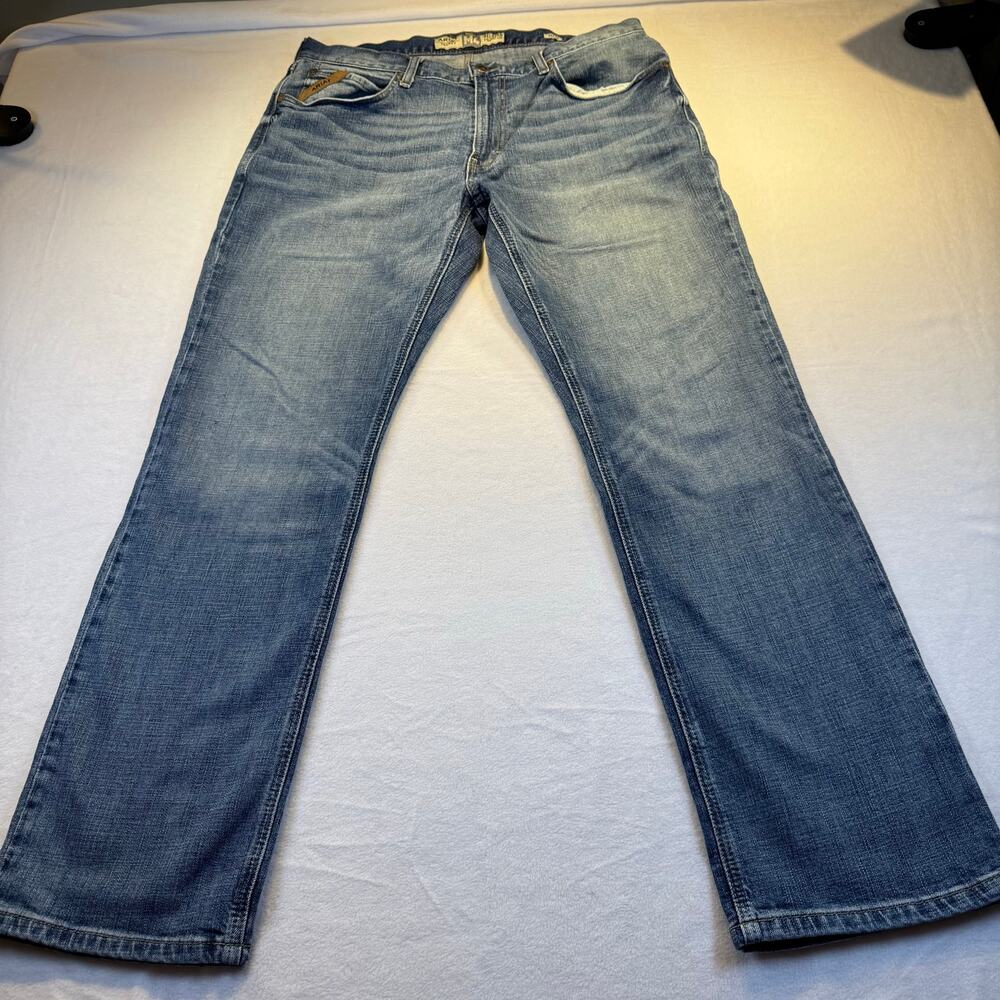 Ariat M4 Legacy Men's Jeans 34x32 Relaxed Fit Straight Leg Blue Denim Western